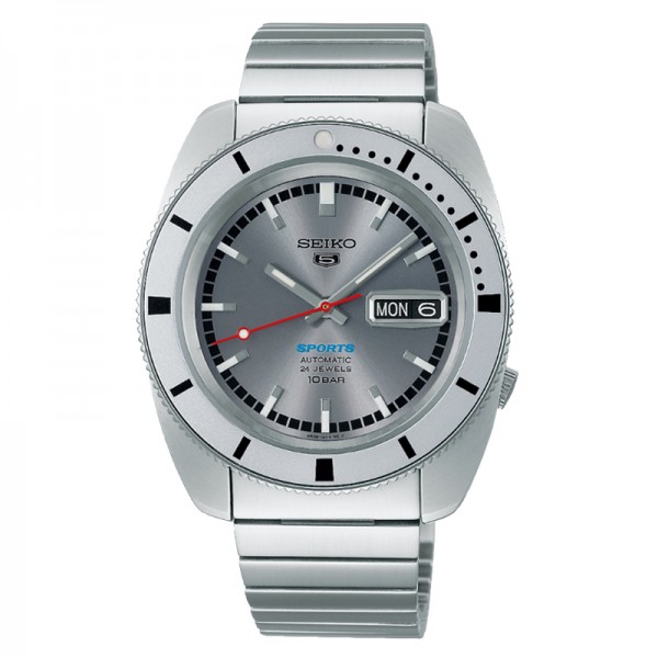 Seiko SRPL03K1 5 Sports Heritage Design Extra Strap Limited Edition Silver Grey Kamen Rider